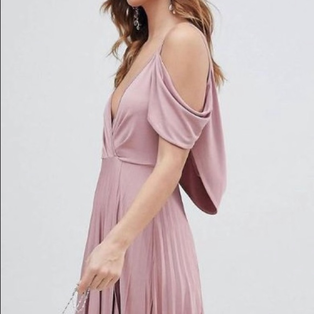 NWT pink Midi dress